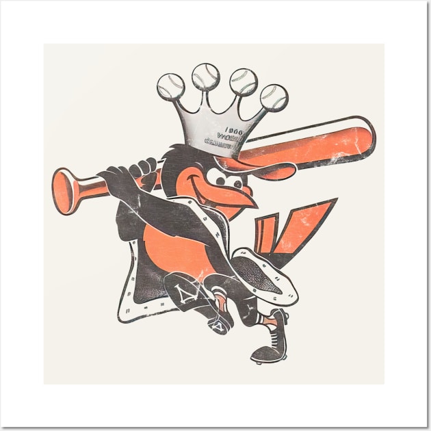 Baltimore Orioles - Vintage Baseball Fan Wall Art by CultOfRomance